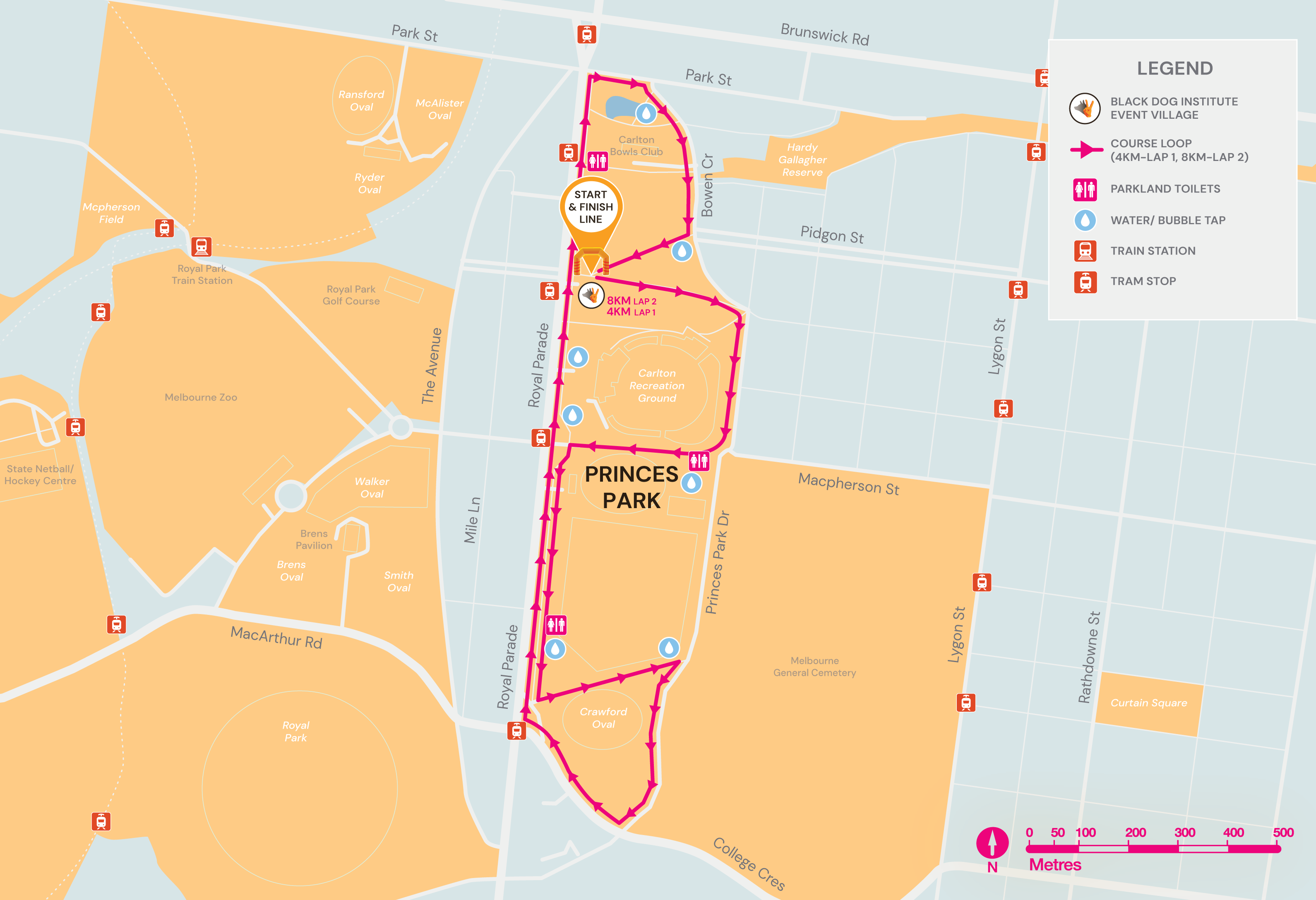 Melbourne Event Map